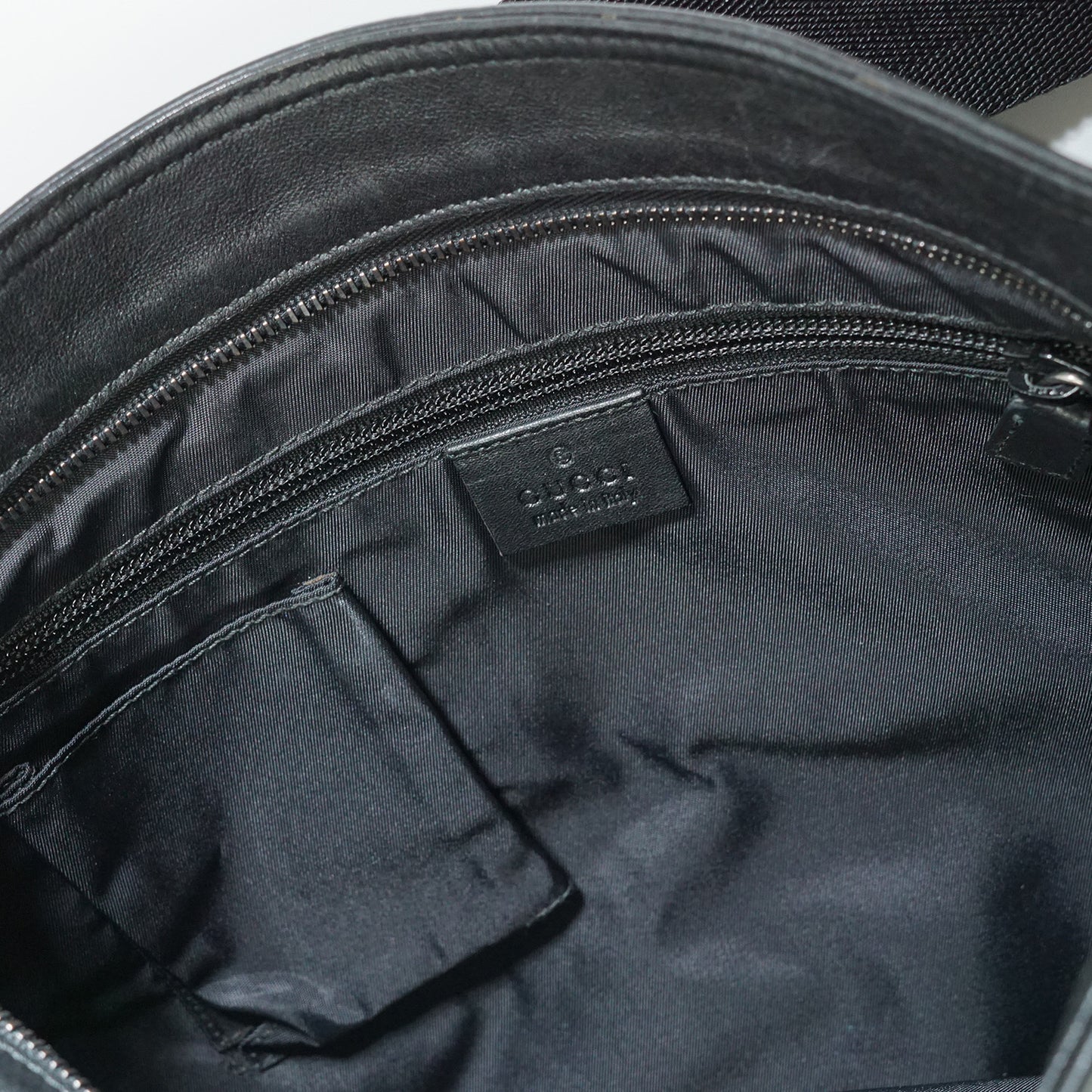 GG Nylon Leather Crossbody Bag