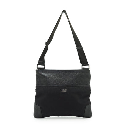 GG Nylon Leather Crossbody Bag