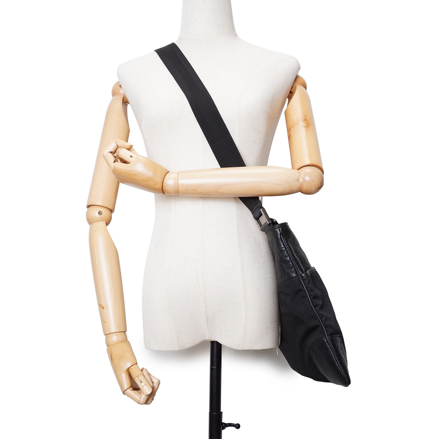 GG Nylon Leather Crossbody Bag
