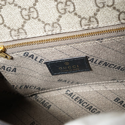 Gucci x Balenciaga The Hacker Project GG Supreme Coated Canvas Small Hourglass