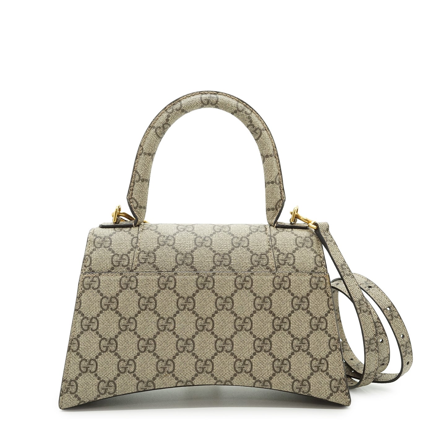 Gucci x Balenciaga The Hacker Project GG Supreme Coated Canvas Small Hourglass