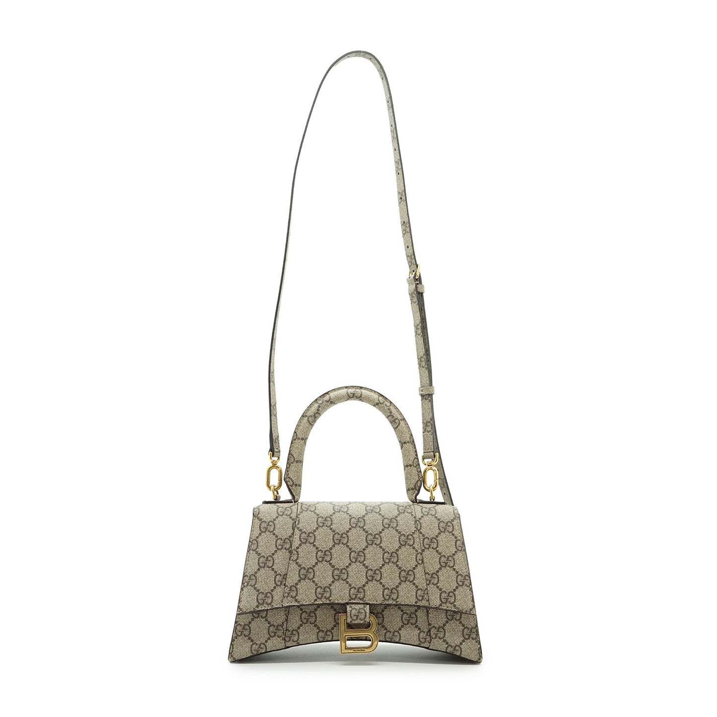 Gucci x Balenciaga The Hacker Project GG Supreme Coated Canvas Small Hourglass