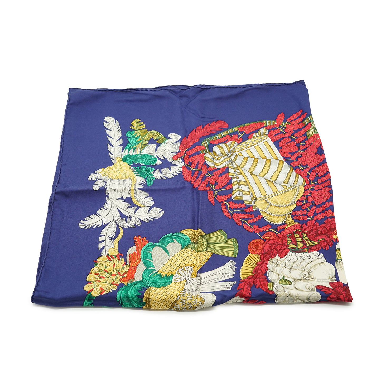 Chapeau by Annie Faivre Silk Carre 90