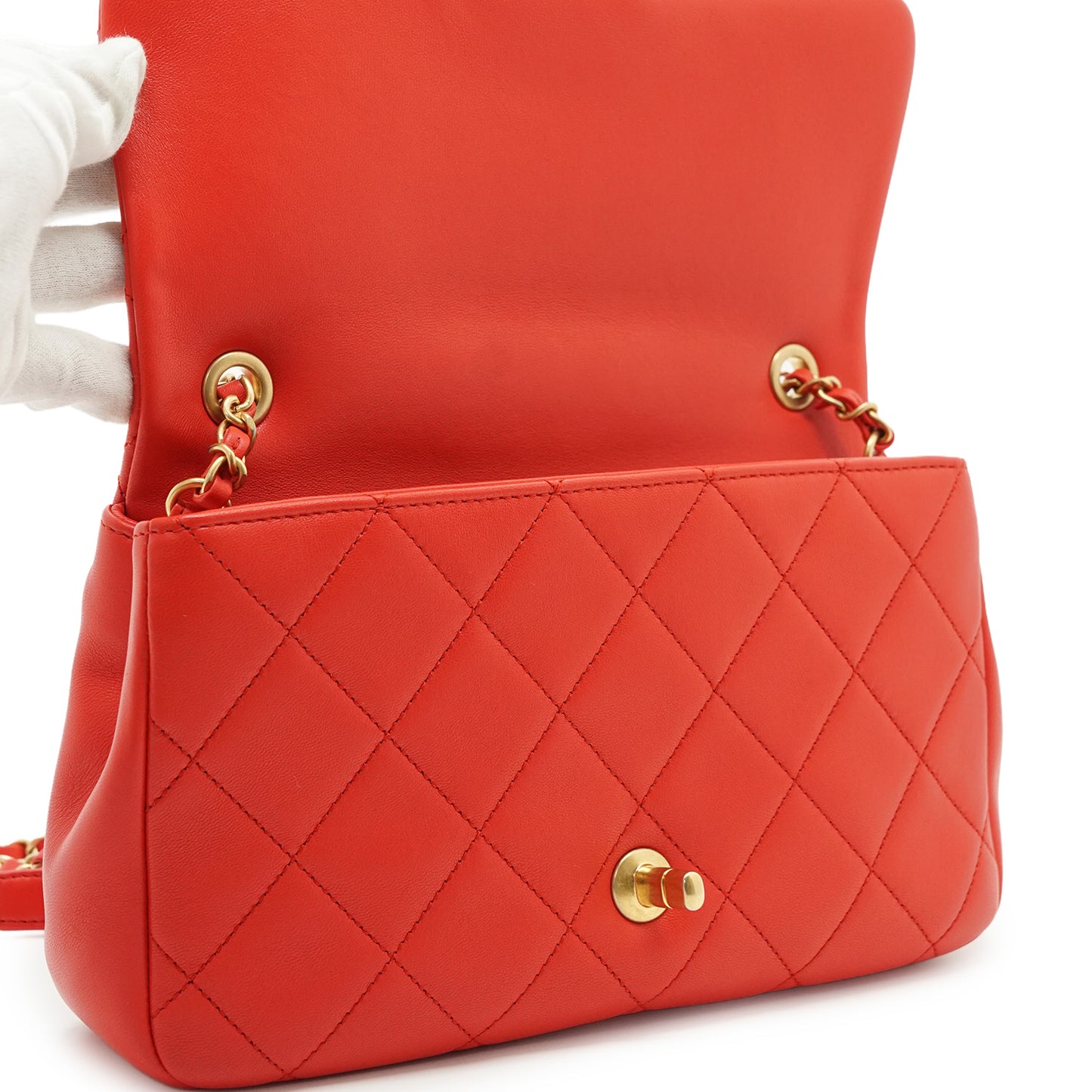 In The Loop Lambskin Matelasse Flap Bag