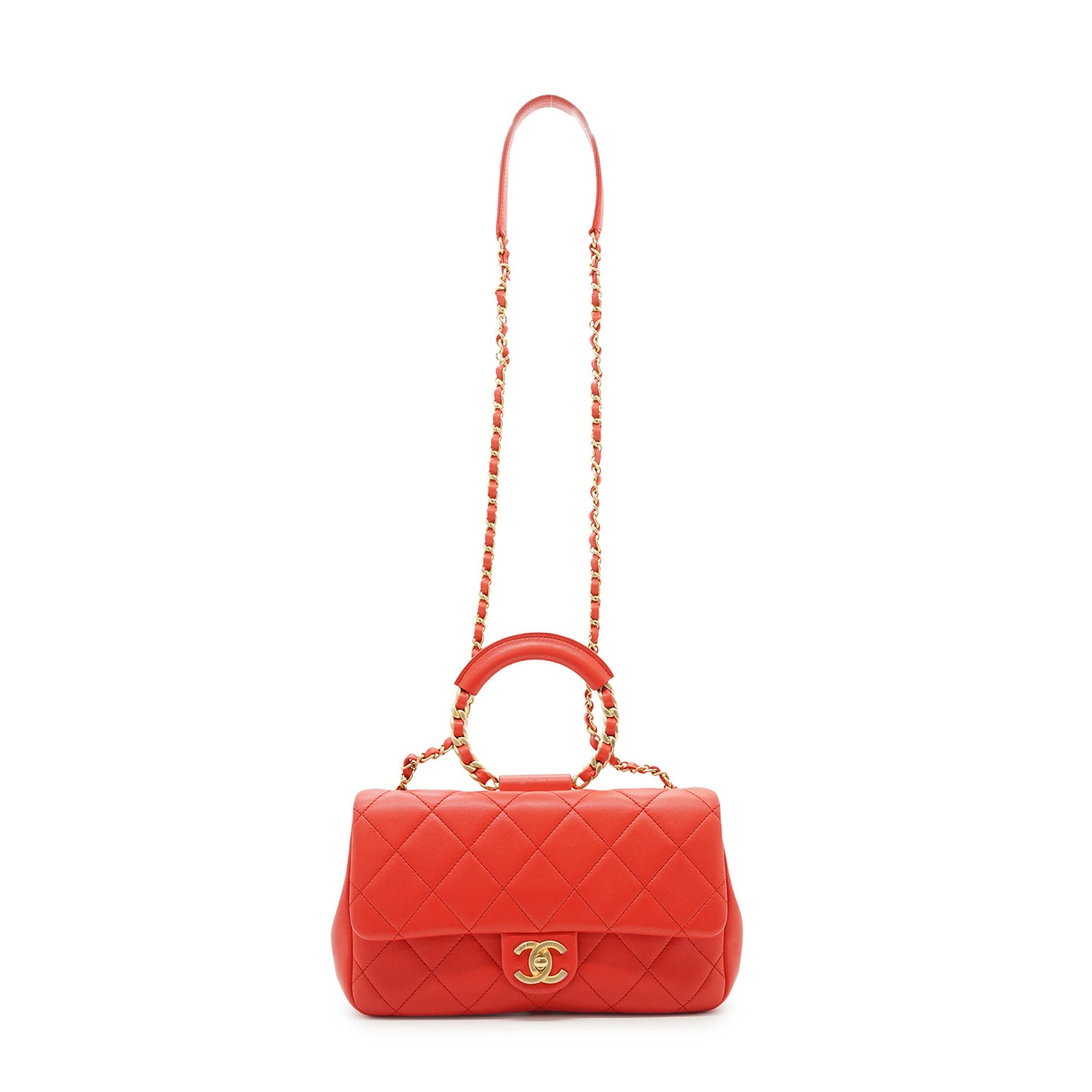 In The Loop Lambskin Matelasse Flap Bag