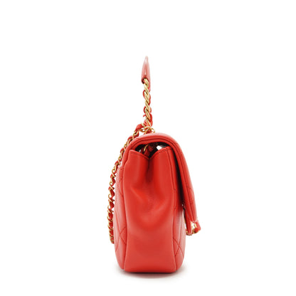 In The Loop Lambskin Matelasse Flap Bag