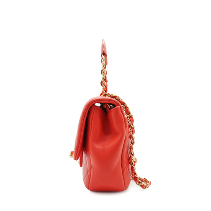 In The Loop Lambskin Matelasse Flap Bag