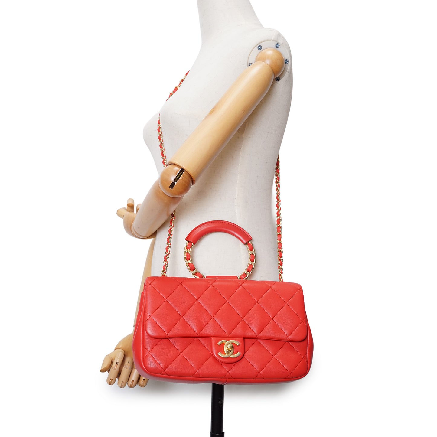 In The Loop Lambskin Matelasse Flap Bag