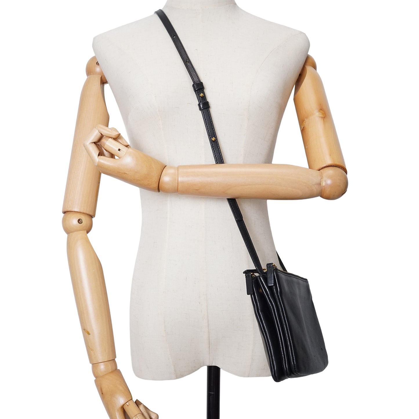 Lambskin Small Trio Shoulder Bag