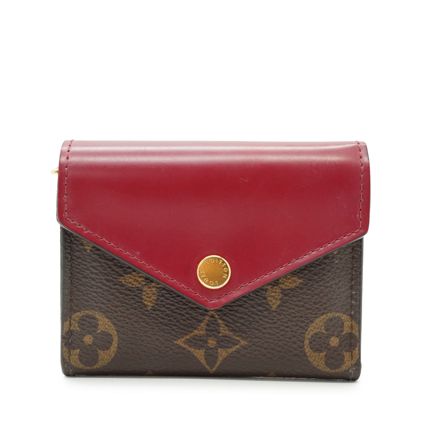Monogram Portefeuille Zoe Fuchsia Compact Wallet