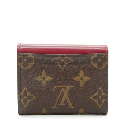 Monogram Portefeuille Zoe Fuchsia Compact Wallet