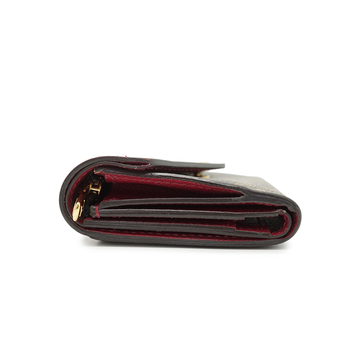 Monogram Portefeuille Zoe Fuchsia Compact Wallet