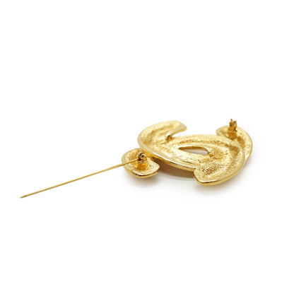 CC Large Matelasse Brooch GP