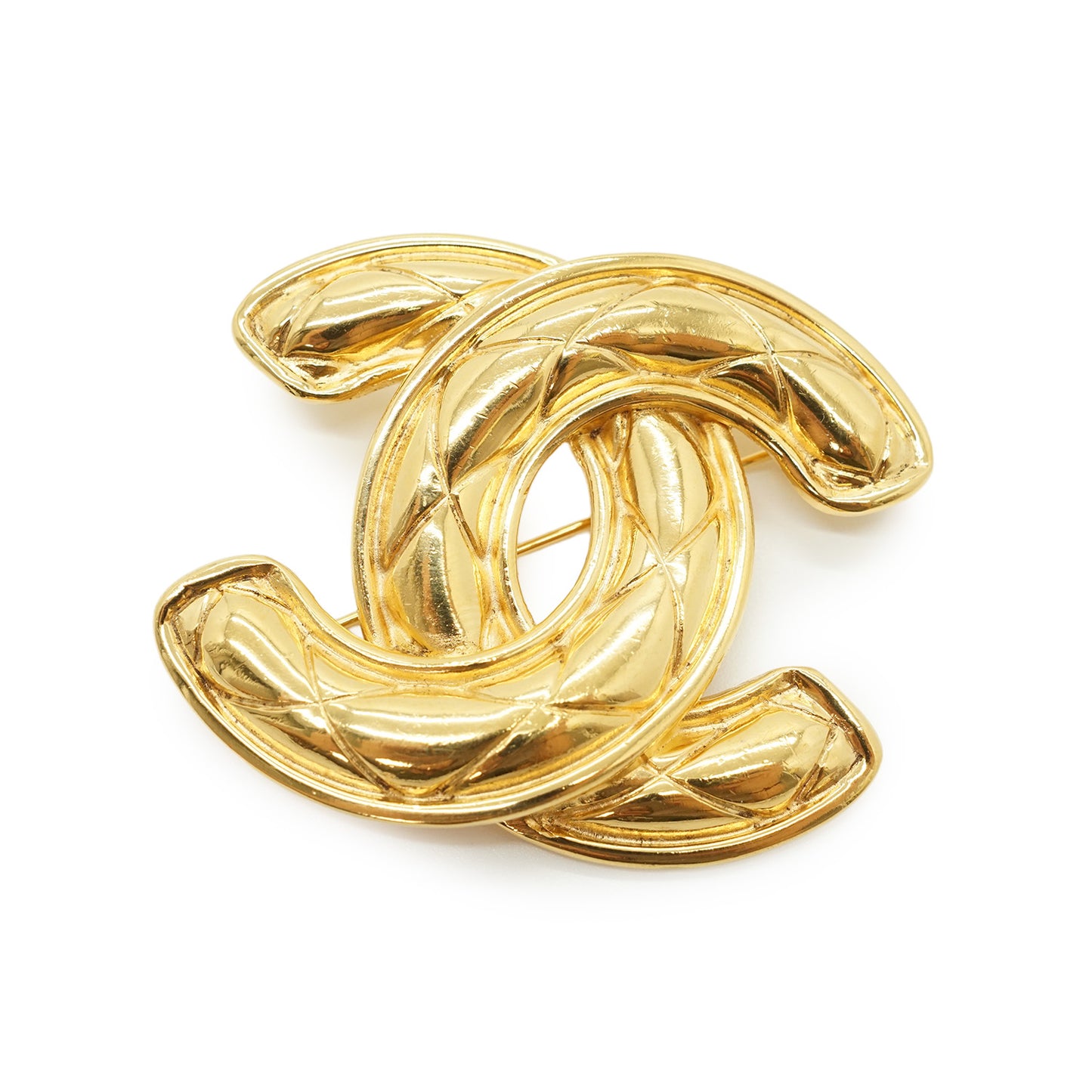 CC Large Matelasse Brooch GP
