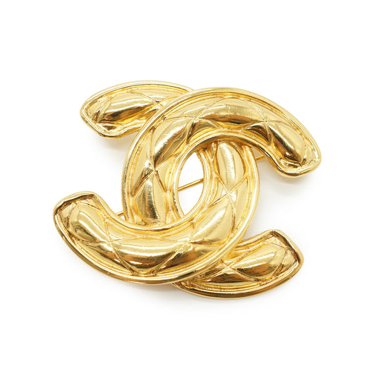 CC Large Matelasse Brooch GP