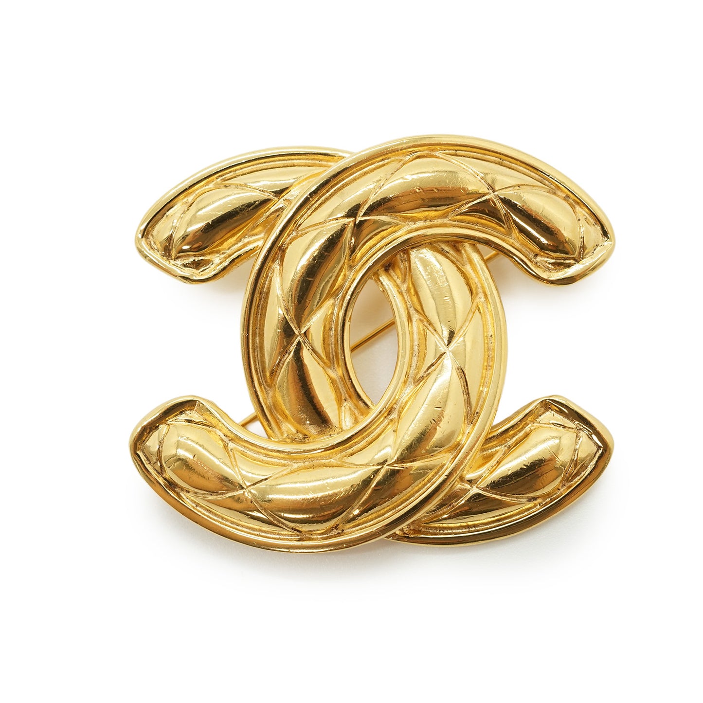 CC Large Matelasse Brooch GP