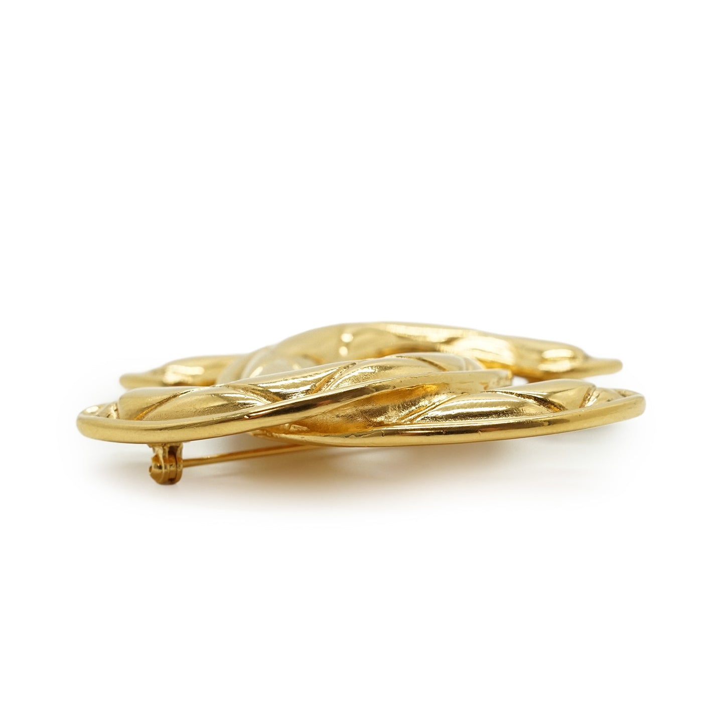 CC Large Matelasse Brooch GP