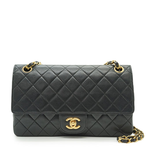 Double Flap Matelasse 25 Lambskin Chain Shoulder Bag