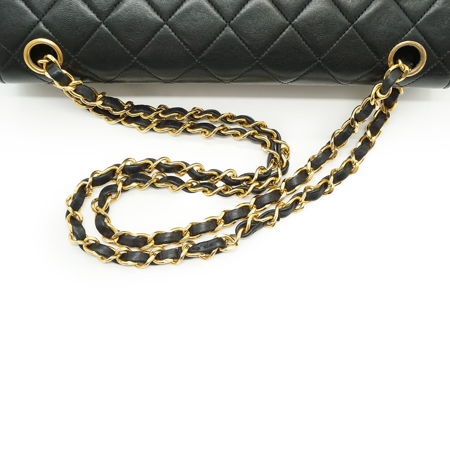 Double Flap Matelasse 25 Lambskin Chain Shoulder Bag