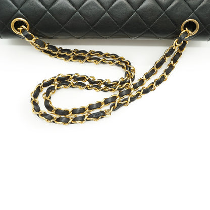Double Flap Matelasse 25 Lambskin Chain Shoulder Bag