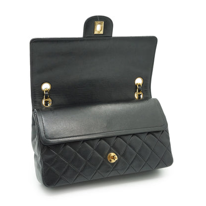Double Flap Matelasse 25 Lambskin Chain Shoulder Bag