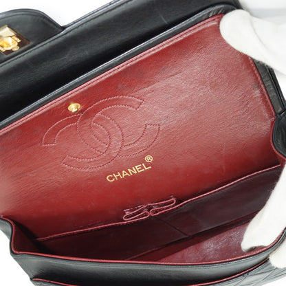 Double Flap Matelasse 25 Lambskin Chain Shoulder Bag