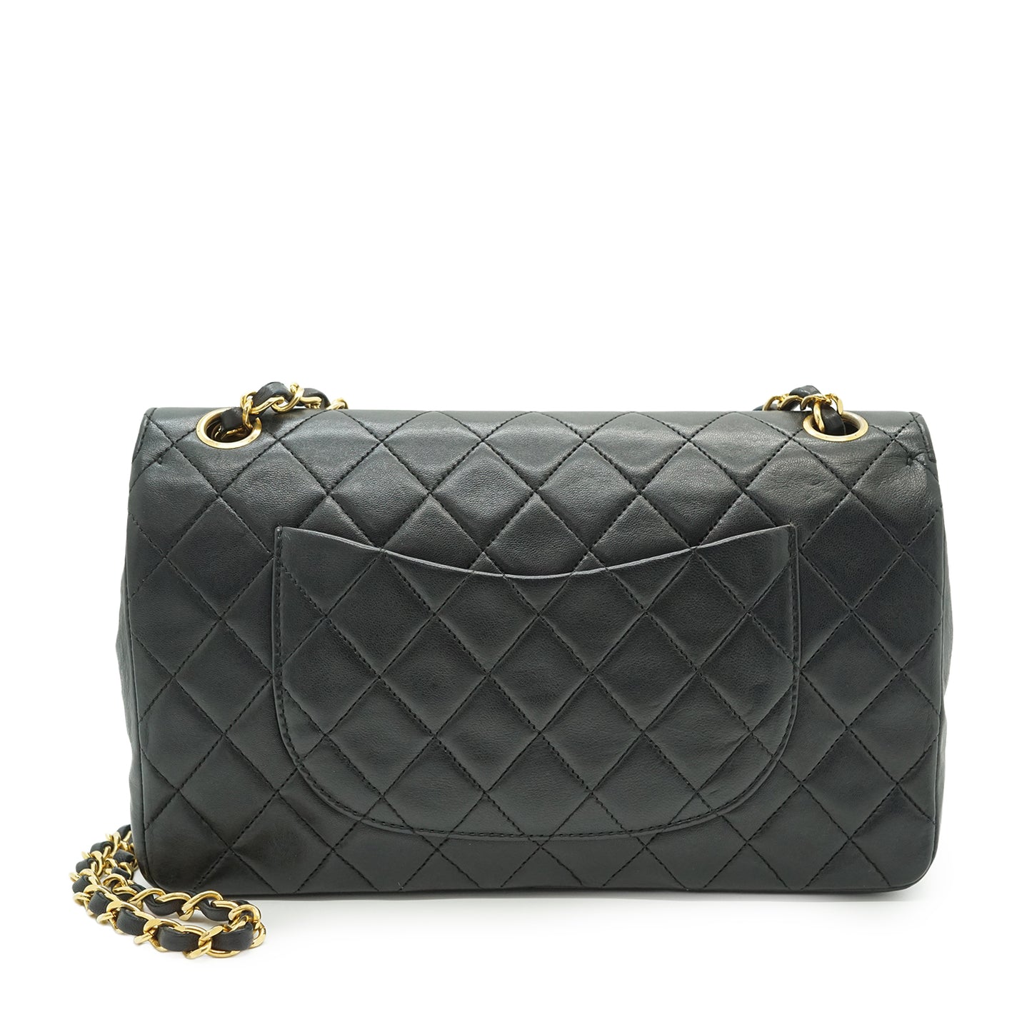 Double Flap Matelasse 25 Lambskin Chain Shoulder Bag