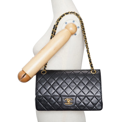 Double Flap Matelasse 25 Lambskin Chain Shoulder Bag
