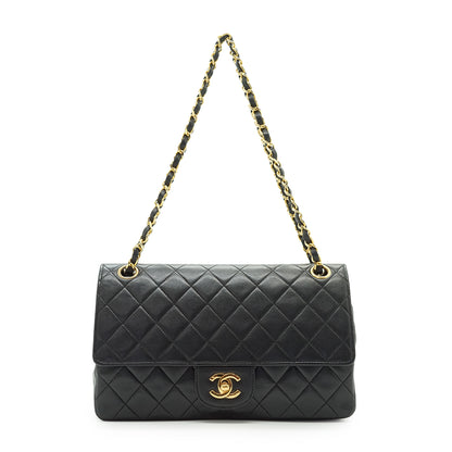 Double Flap Matelasse 25 Lambskin Chain Shoulder Bag