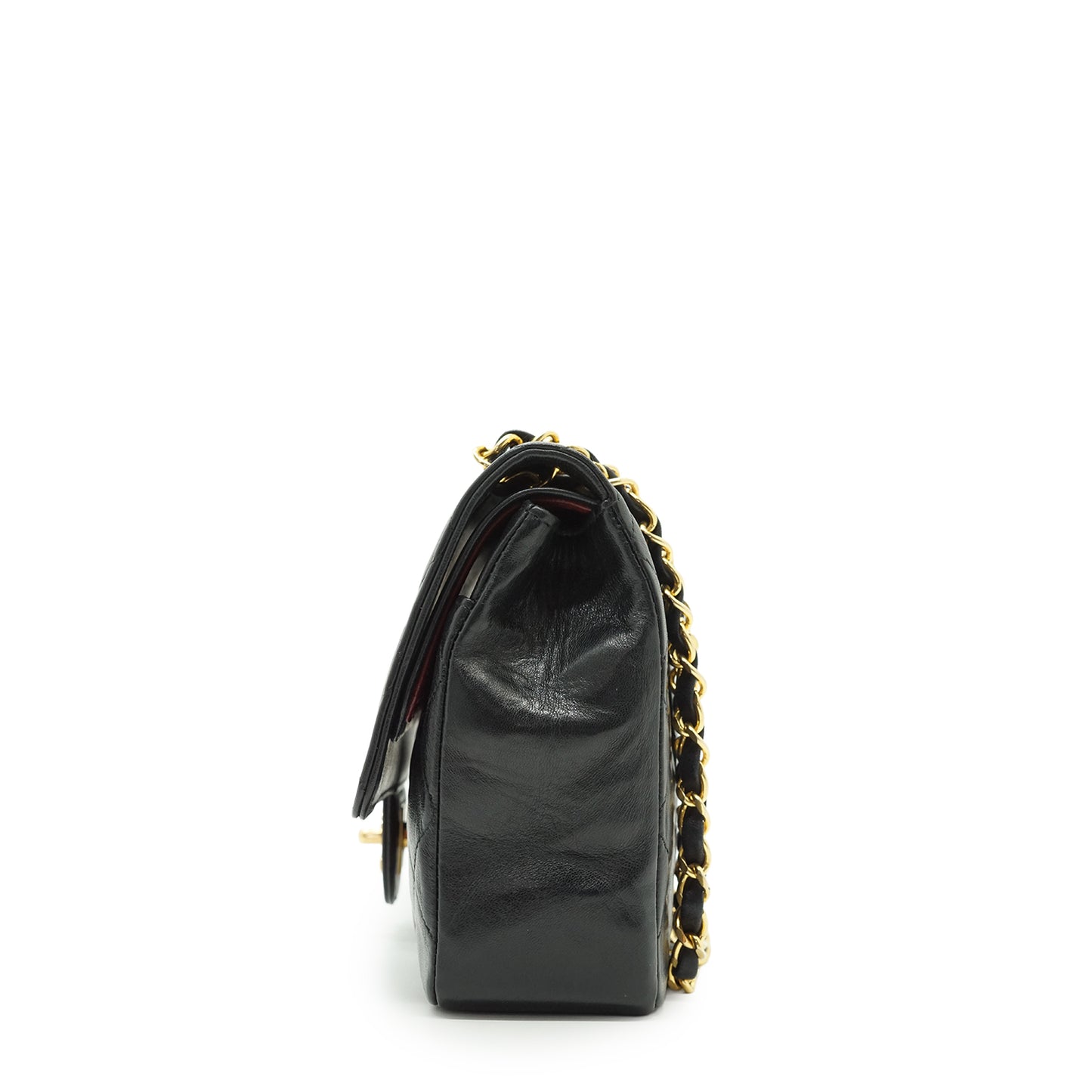 Double Flap Matelasse 25 Lambskin Chain Shoulder Bag