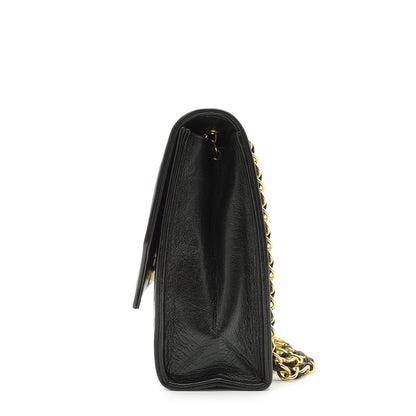 Vintage CC Diamond-Quilted Envelope Flap Chain Shoulder Bag