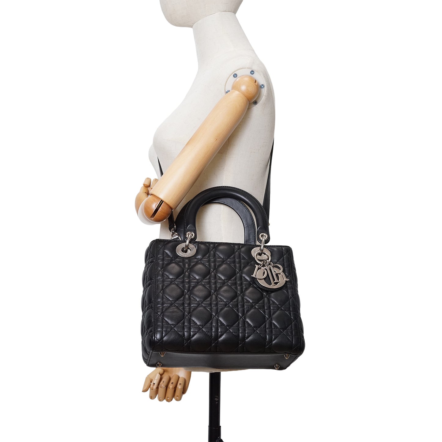 Lady Dior Medium Cannage Lambskin