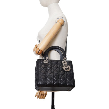 Lady Dior Medium Cannage Lambskin