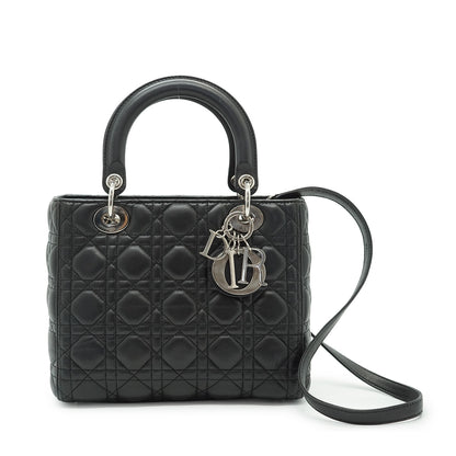 Lady Dior Medium Cannage Lambskin