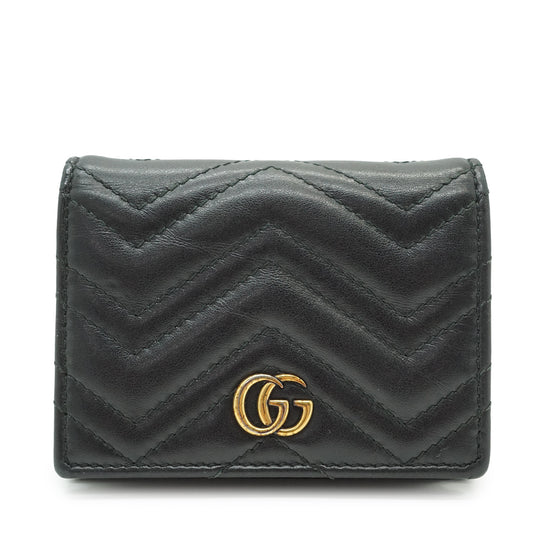 GG Marmont Quilted Compact Wallet