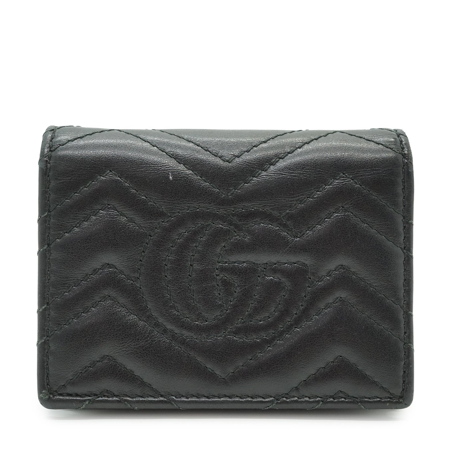 GG Marmont Quilted Compact Wallet
