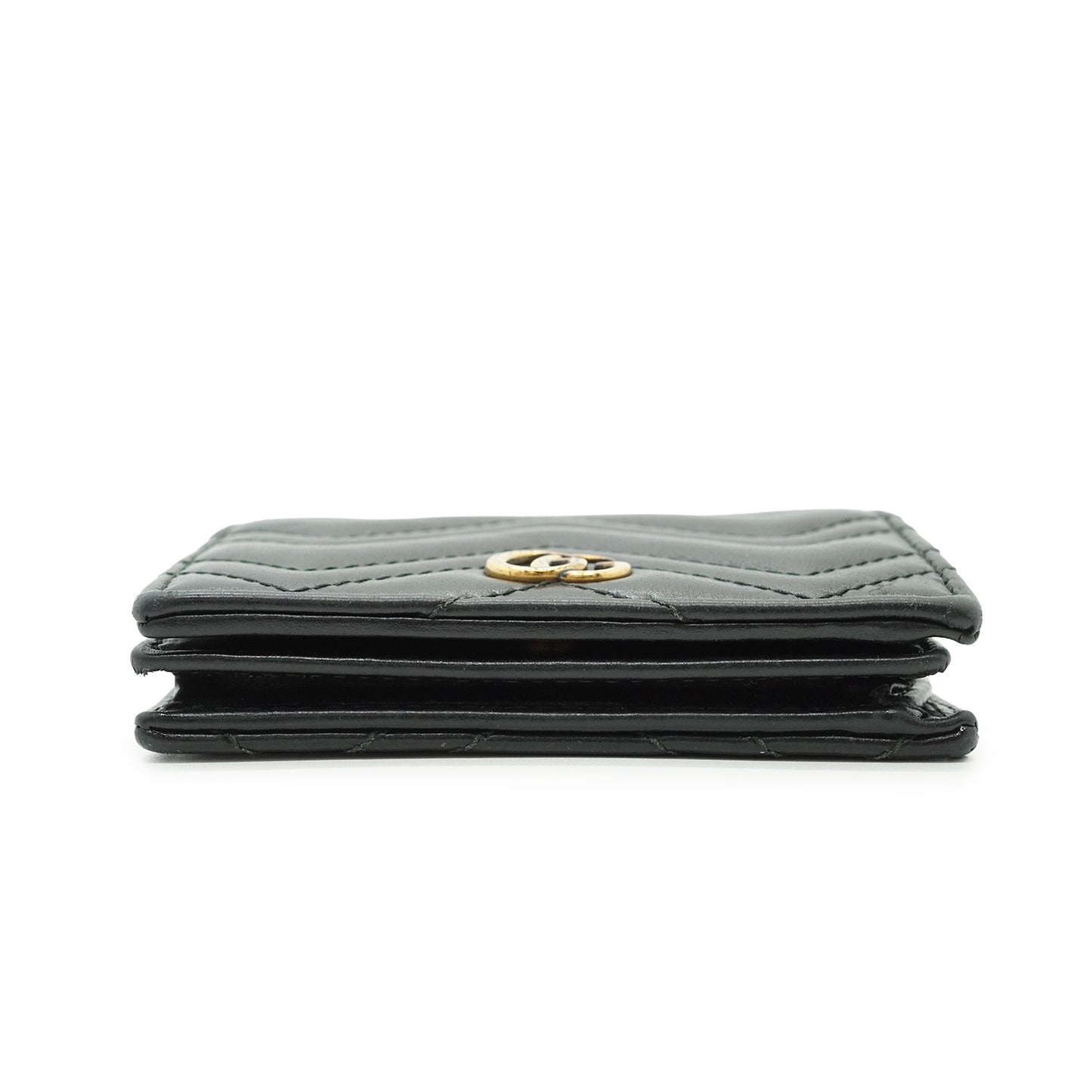 GG Marmont Quilted Compact Wallet