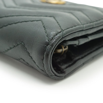 GG Marmont Quilted Compact Wallet