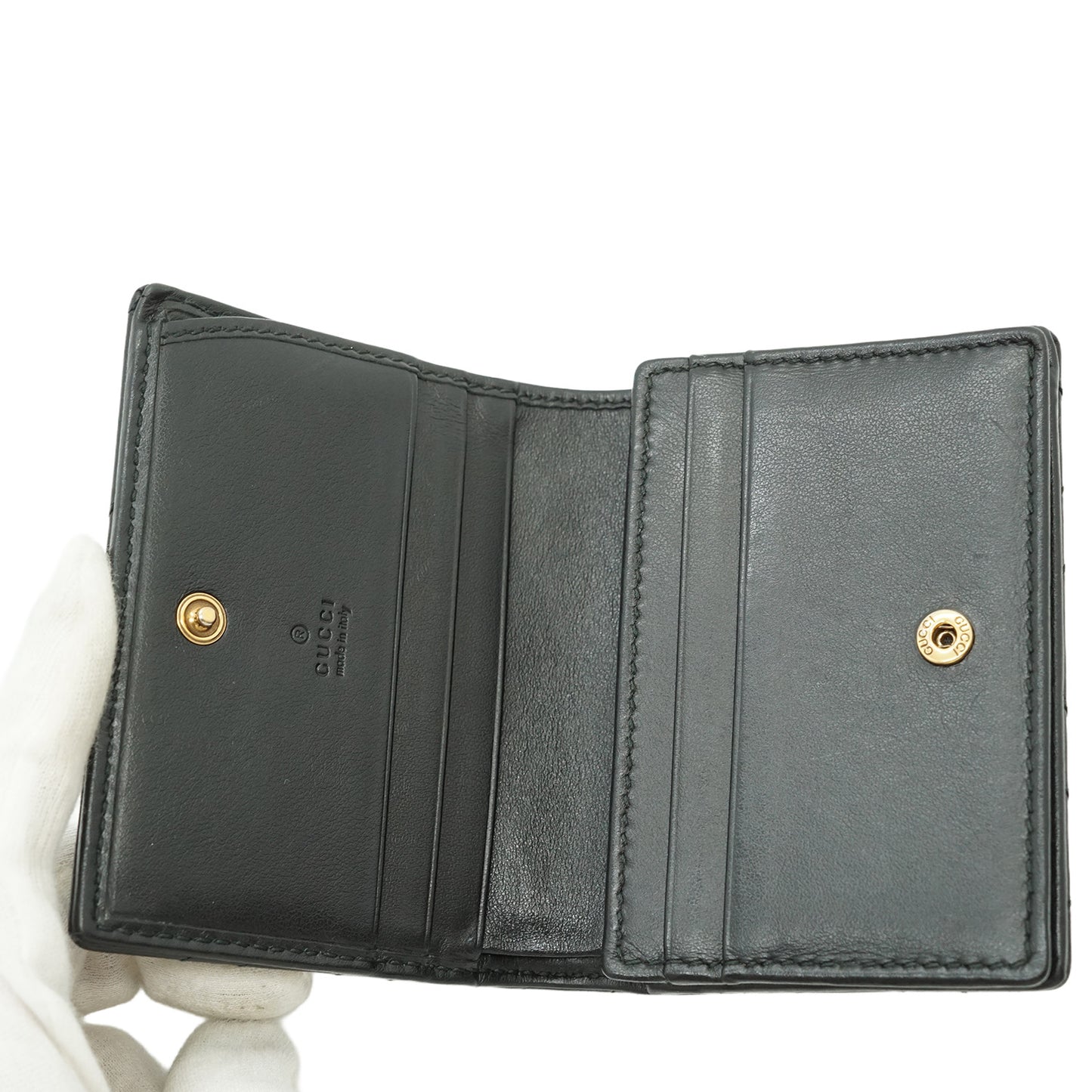 GG Marmont Quilted Compact Wallet