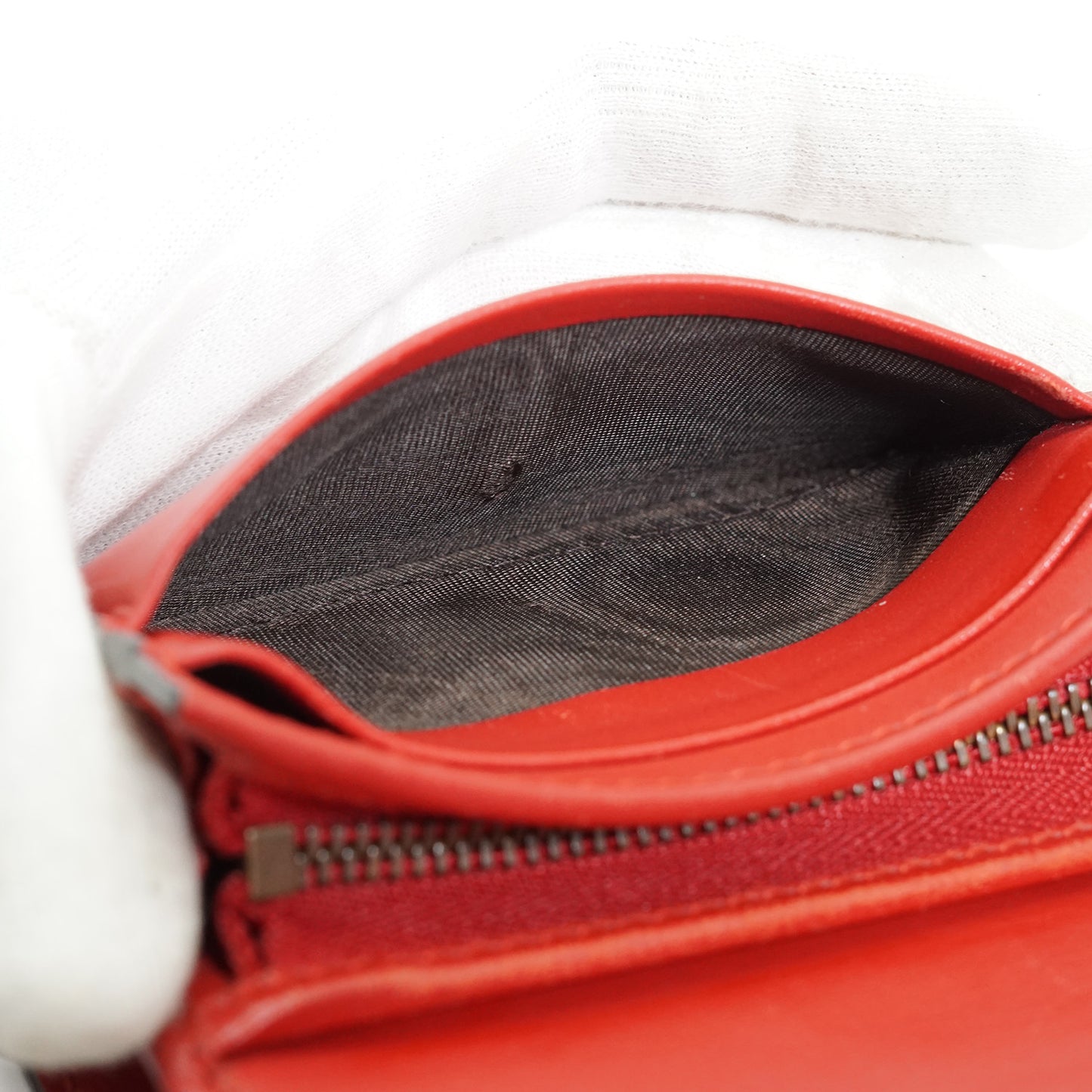 GG Supreme Coated Canvas Cherry Compact Wallet