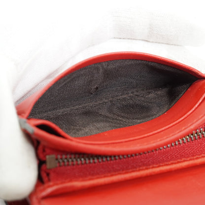 GG Supreme Coated Canvas Cherry Compact Wallet