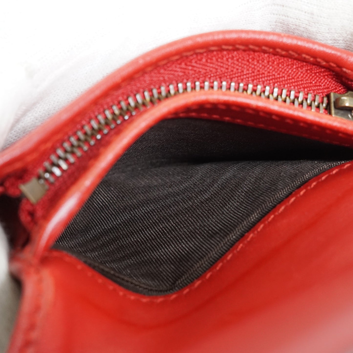 GG Supreme Coated Canvas Cherry Compact Wallet