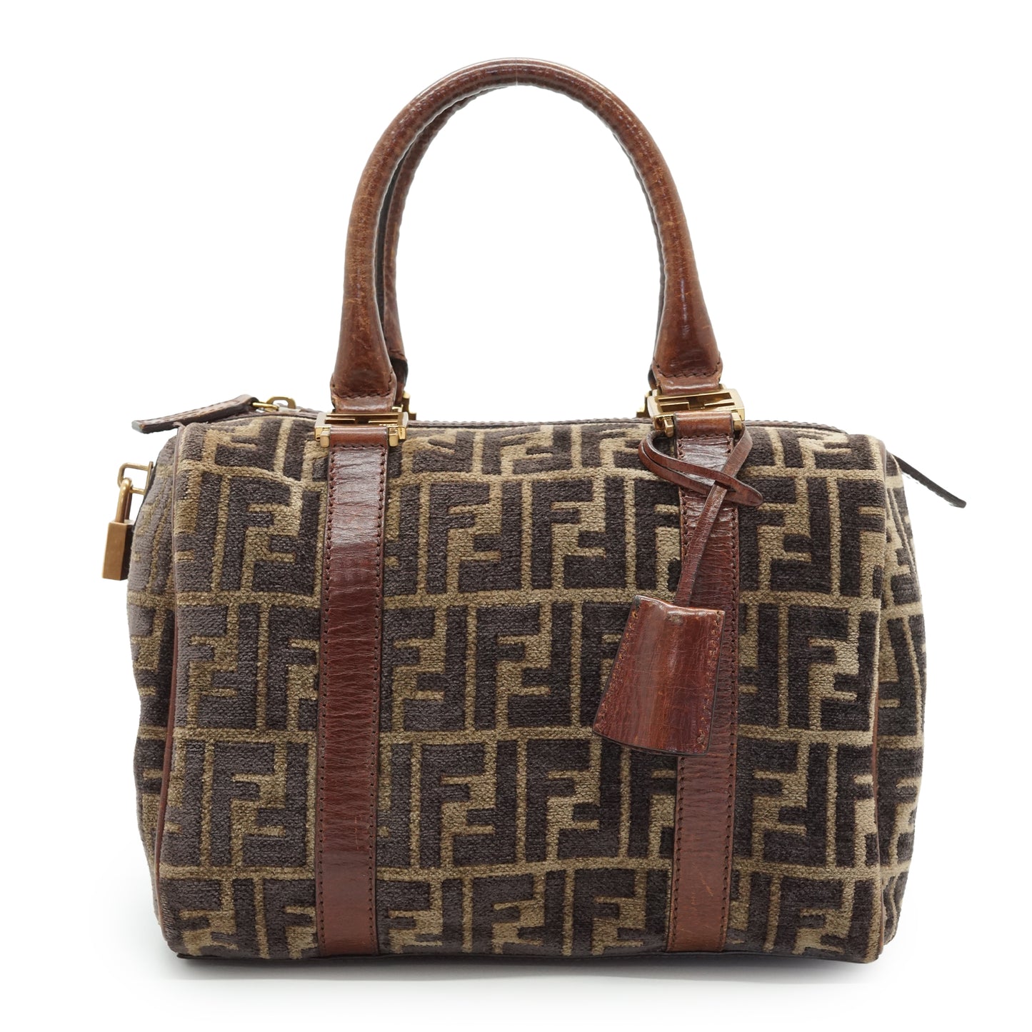 Zucca Velvet Mini Boston Bag