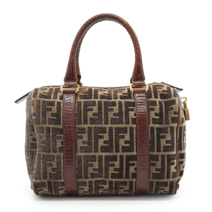Zucca Velvet Mini Boston Bag