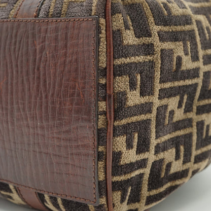 Zucca Velvet Mini Boston Bag