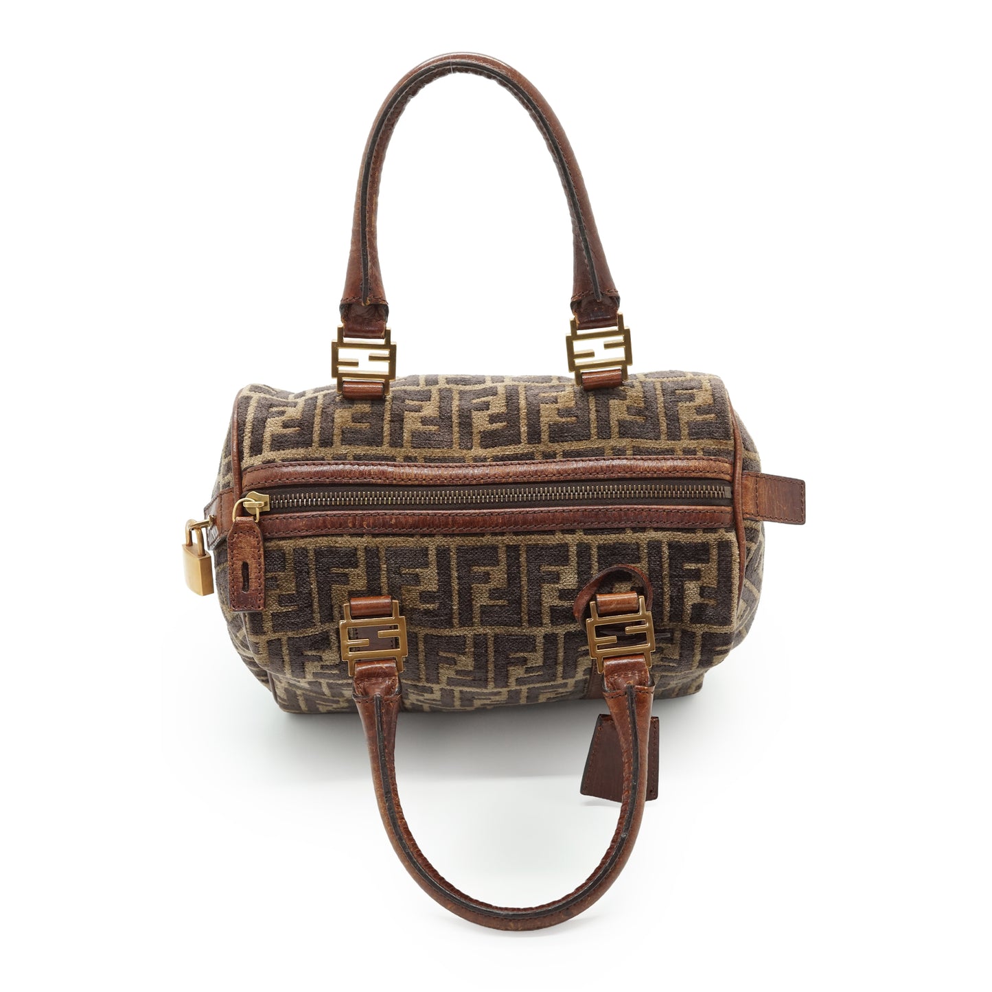 Zucca Velvet Mini Boston Bag