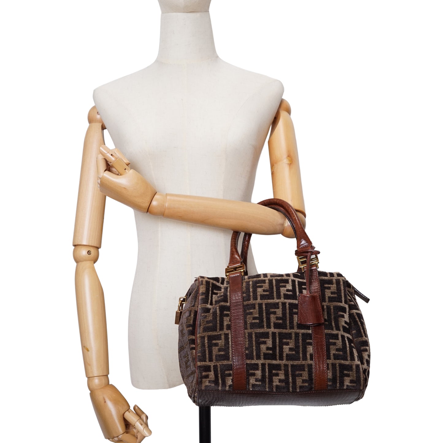 Zucca Velvet Mini Boston Bag