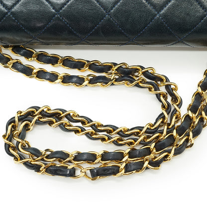 Double Flap Matelasse 25 Lambskin Chain Shoulder Bag
