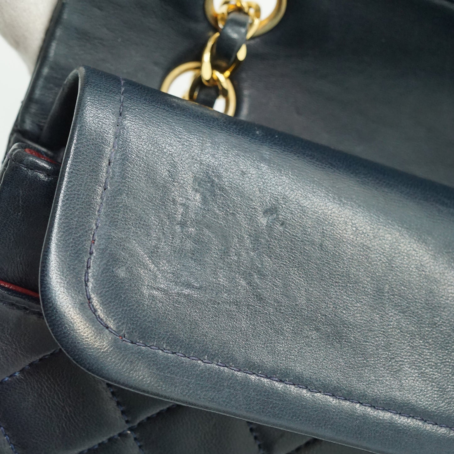 Double Flap Matelasse 25 Lambskin Chain Shoulder Bag