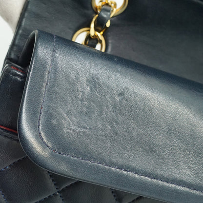 Double Flap Matelasse 25 Lambskin Chain Shoulder Bag